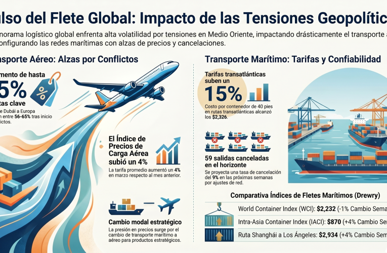 Cómo las Tensiones en Oriente Medio Remodelan los Fletes